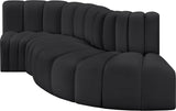 Arc Vegan Leather Modular Sofa – Elevate Your Space with Timeless Luxury and Versatile Design