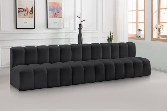Arc Vegan Leather Modular Sofa: Elevate Your Space with Timeless Sophistication and Versatile Design