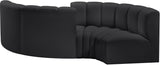 Arc Vegan Leather Modular Sofa - Elevate Your Space with Timeless Sophistication and Versatile Design