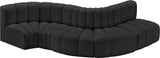 Arc Vegan Leather Modular Sofa – Elevate Your Space with Modern Luxury and Versatile Design Options