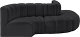 Arc Vegan Leather Modular Sofa – Elevate Your Space with Modern Luxury and Versatile Design Options