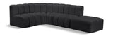 Arc Vegan Leather Modular Sofa: Elevate Your Space with Timeless Sophistication and Versatile Design