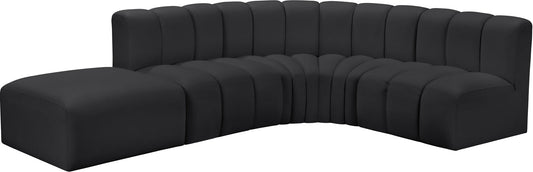 Arc Vegan Leather Modular Sofa: Elevate Your Space with Timeless Sophistication and Versatile Design