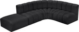 Arc Vegan Leather Modular Sofa: Elevate Your Space with Timeless Sophistication and Versatile Design