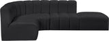 Arc Vegan Leather Modular Sofa: Elevate Your Space with Timeless Sophistication and Versatile Design