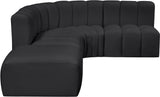 Arc Vegan Leather Modular Sofa: Elevate Your Space with Timeless Sophistication and Versatile Design