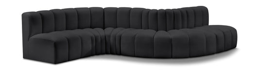 Arc Vegan Leather Modular Sofa – Elevate Your Space with Timeless Sophistication and Versatile Style