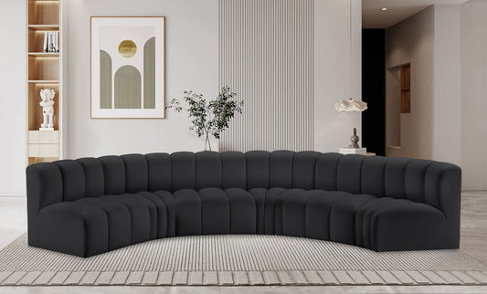 Arc Vegan Leather Modular Sofa - Elevate Your Space with Timeless Luxury and Versatile Design Options