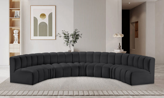 Arc Vegan Leather Modular Sofa – Elevate Your Space with Timeless Elegance and Versatile Design