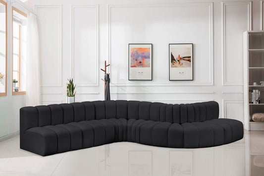 Arc Vegan Leather Modular Sofa - Elevate Your Space with Timeless Luxury and Versatile Comfort Today!