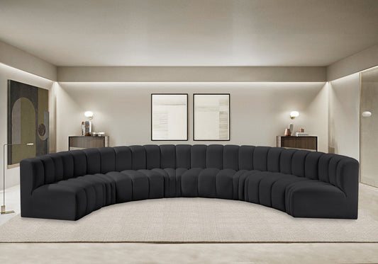 Arc Vegan Leather Modular Sofa – Elevate Your Space with Timeless Sophistication and Versatile Design