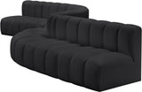 Arc Vegan Leather Modular Sofa - Elevate Your Space with Contemporary Luxury and Versatile Design