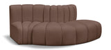 Arc Vegan Leather Modular Sofa - Elevate Your Space with Luxurious Comfort and Stylish Versatility