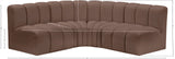 Arc Vegan Leather Modular Sofa - Elevate Your Space with Luxurious Design and Versatile Comfort