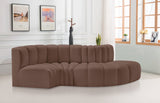 Arc Vegan Leather Modular Sofa – Elevate Your Space with Timeless Luxury and Versatile Design