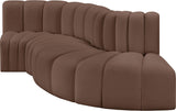 Arc Vegan Leather Modular Sofa – Elevate Your Space with Timeless Luxury and Versatile Design