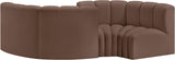 Arc Vegan Leather Modular Sofa - Elevate Your Space with Timeless Sophistication and Versatile Design
