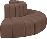 Arc Vegan Leather Modular Sofa - Elevate Your Space with Timeless Sophistication and Versatile Design