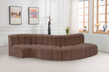 Arc Vegan Leather Modular Sofa – Elevate Your Space with Modern Luxury and Versatile Design Options