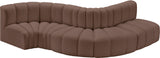 Arc Vegan Leather Modular Sofa – Elevate Your Space with Modern Luxury and Versatile Design Options