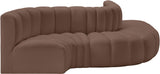 Arc Vegan Leather Modular Sofa – Elevate Your Space with Modern Luxury and Versatile Design Options