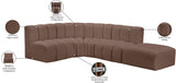 Arc Vegan Leather Modular Sofa: Elevate Your Space with Timeless Sophistication and Versatile Design