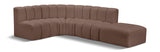 Arc Vegan Leather Modular Sofa: Elevate Your Space with Timeless Sophistication and Versatile Design