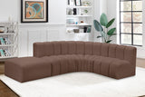 Arc Vegan Leather Modular Sofa: Elevate Your Space with Timeless Sophistication and Versatile Design