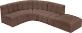 Arc Vegan Leather Modular Sofa: Elevate Your Space with Timeless Sophistication and Versatile Design