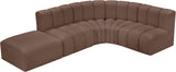Arc Vegan Leather Modular Sofa: Elevate Your Space with Timeless Sophistication and Versatile Design