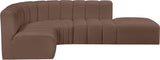 Arc Vegan Leather Modular Sofa: Elevate Your Space with Timeless Sophistication and Versatile Design