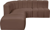 Arc Vegan Leather Modular Sofa: Elevate Your Space with Timeless Sophistication and Versatile Design