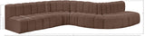 Arc Vegan Leather Modular Sofa - Elevate Your Space with Timeless Luxury and Versatile Comfort Today!