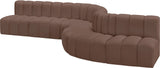 Arc Vegan Leather Modular Sofa - Elevate Your Space with Timeless Luxury and Versatile Comfort Today!