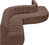 Arc Vegan Leather Modular Sofa - Elevate Your Space with Timeless Luxury and Versatile Comfort Today!
