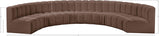 Arc Vegan Leather Modular Sofa – Elevate Your Space with Timeless Sophistication and Versatile Design