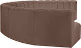 Arc Vegan Leather Modular Sofa – Elevate Your Space with Timeless Sophistication and Versatile Design