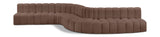 Arc Vegan Leather Modular Sofa - Elevate Your Space with Contemporary Luxury and Versatile Design