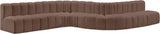 Arc Vegan Leather Modular Sofa - Elevate Your Space with Contemporary Luxury and Versatile Design