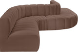 Arc Vegan Leather Modular Sofa - Elevate Your Space with Contemporary Luxury and Versatile Design