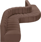 Arc Vegan Leather Modular Sofa - Elevate Your Space with Contemporary Luxury and Versatile Design