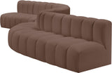 Arc Vegan Leather Modular Sofa - Elevate Your Space with Contemporary Luxury and Versatile Design