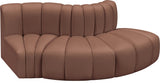 Arc Vegan Leather Modular Sofa - Elevate Your Space with Luxurious Comfort and Stylish Versatility