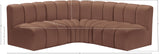 Arc Vegan Leather Modular Sofa - Elevate Your Space with Luxurious Design and Versatile Comfort