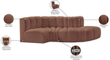 Arc Vegan Leather Modular Sofa – Elevate Your Space with Timeless Luxury and Versatile Design