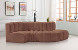 Arc Vegan Leather Modular Sofa – Elevate Your Space with Timeless Luxury and Versatile Design