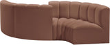 Arc Vegan Leather Modular Sofa - Elevate Your Space with Timeless Sophistication and Versatile Design