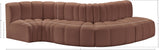 Arc Vegan Leather Modular Sofa – Elevate Your Space with Modern Luxury and Versatile Design Options