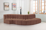 Arc Vegan Leather Modular Sofa – Elevate Your Space with Modern Luxury and Versatile Design Options