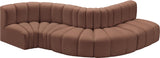 Arc Vegan Leather Modular Sofa – Elevate Your Space with Modern Luxury and Versatile Design Options
